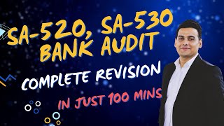 REVISION OF SA520 530 amp BANK AUDIT [upl. by Atteuqahs921]