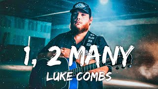 Luke Combs  1 2 Many Lyrics [upl. by Alehs]