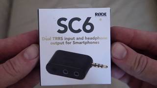 RØDE SC6 RODE iPhone Accessory  Black [upl. by Regni]