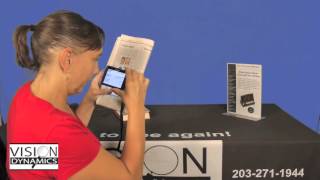 How To Use Your Optelec Mini Video Magnifier [upl. by Nwahsat]