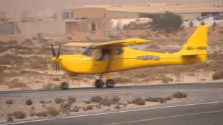 TIF in a BampF Fk9 Ultralight at Jazirah Aviation Club UAE [upl. by Burkle]