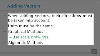 Phys  Ch2  vectors 2 [upl. by Patten483]