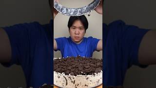 EATING OREO ICE CREAM CAKE asmr mukbang [upl. by Aleda834]