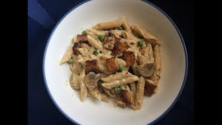 Pasta Carbonara Vegan Plant Based Dairy Free [upl. by Baudelaire]