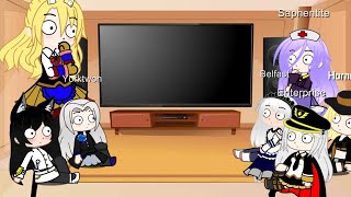 Girls Reacted to Enterprise and belfast azur lane [upl. by Harlene874]