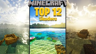 TOP 12 Minecraft Shaders of ALL TIME [upl. by Jarrett]