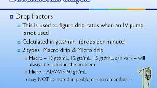 Dimensional Analysis for Beginning Nursing Dosage Calculations [upl. by Asirac]