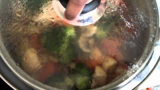 Vegetarian Tom Yam Soup wwwvelfoodscom [upl. by Rosenquist]