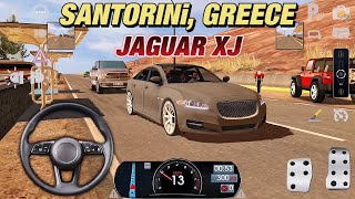 New Jaguar XJ 2023 in Santorini Greece  Driving School Sim [upl. by Silloc218]