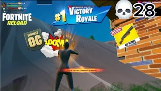 Fortnite Reload  High Kill Solo vs Duos OG Gameplay Keyboard amp Mouse [upl. by Darraj449]