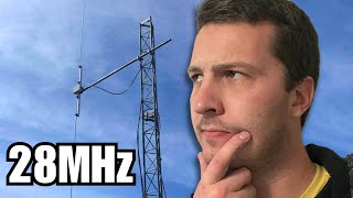 Building a HEAVY DUTY 28 MHz Dipole Antenna [upl. by Ahcsropal]