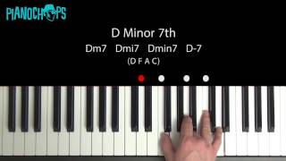 D minor 7 on Piano  Dm7 [upl. by Norahc583]