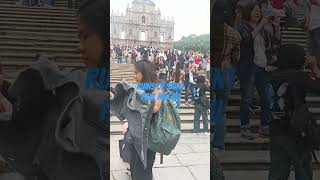 Ruins Saint Paul Church Macau macau shortvideo tour [upl. by Artus173]