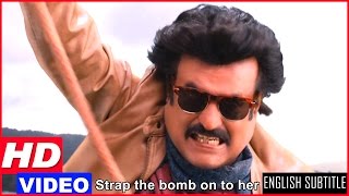 Lingaa Tamil Movie Scenes HD  Rajinikanth fights Jagapathi Babu in the air balloon  Anushka [upl. by Tiff438]