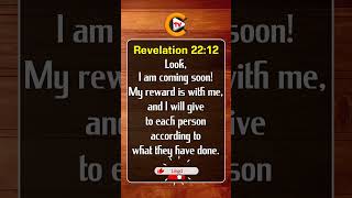 Revelation Chapter 22 Verse 12 bible bibleverse biblestudy message [upl. by Mw857]