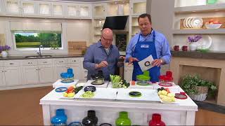 Kuhn Rikon 4Cup Easy Cut Food Slicer amp Chopper on QVC [upl. by Ahsital196]