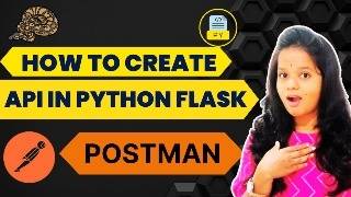 How to create API in Flask Python How to test API in POSTMAN How to create an API using Python [upl. by Furlong]