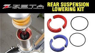 ZETA REAR SUSPENSION LOWERING KIT [upl. by Liuka]