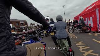 Distinguished Gentlemans Ride 19th May 2024 Poole Quay To Bournemouth Pier Time Lapse [upl. by Asilram]