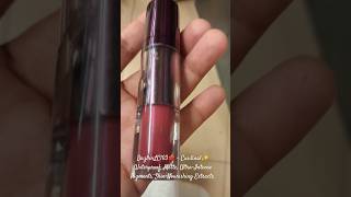 LC103  Cardinal  Waterproof Matte lipstick viralshort dazllercosmetics pinklipstick [upl. by Patrizia]