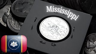 90 Silver Quarter Series Pt2 Mississippi beautiful silver worth having USA State Quarter Proof [upl. by Alleiram]