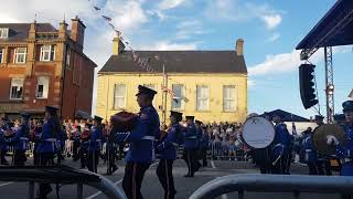 Legananny and Ardarragh mass accordion band Rathfriland Tattoo in the square 2022 [upl. by Cumine264]