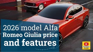 2026 model Alfa Romeo Giulia price and features [upl. by Sandry]