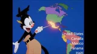 Nations of the World  With Lyrics  Animaniacs [upl. by Avivah]