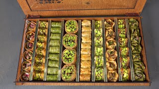 Legendary Syrian Dessert varieties  Baklava Kunafa and More  Syrian Style Desserts [upl. by Nereil981]