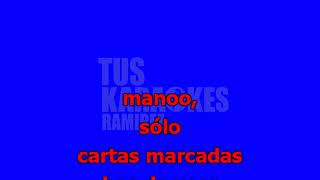 Karaoke Cartas Marcadas Los Palominos [upl. by Bonnette]