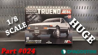 HUGE Toyota AE86 Model Kit Part 024  DeAgostini 18 Scale Toyota Sprinter Trueno  Levin [upl. by Nnylanna]