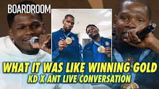 Kevin Durant amp Anthony Edwards on What Winning Gold Felt Like  EXCLUSIVE [upl. by Eilzel]