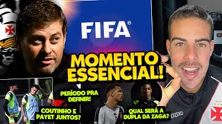 DATA FIFA SERÁ UM DIVISOR DE ÁGUAS PARA O VASCO I RAFAEL PAIVA VÊ COUTINHO E PAYET JUNTOS [upl. by Shawn796]