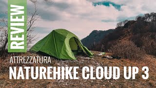 Tenda NatureHike Cloud Up 3 Ultralight 🏕️ Recensione [upl. by Gustafson]