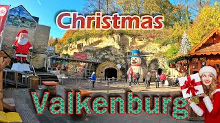 Explore the Magical Christmas Town of Valkenburg Netherlands  4K Video Awaits [upl. by Jordon]