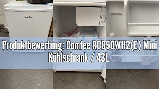 Produktbewertung Comfee RCD50WH2E Mini Kühlschrank  43L Kühlbox mit EisfachKühlschrank Klein fü [upl. by Ailasor76]