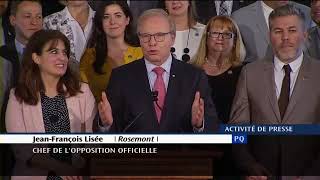 Bilan de fin de session parlementaire juin 2018 — Discours de JeanFrançois Lisée [upl. by Cherian370]