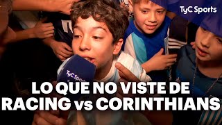 Lo que NO VISTE de RACING  Corinthians 🔥 La ACADEMIA a una FINAL INTERNACIONAL ⚽ Copa Sudamericana [upl. by Dich]