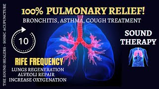 Bronchitis I Asthma I Cough Relief I Pulmonary Infection I Emphysema ➤ RIFE Frequency ➤Sound Therapy [upl. by Veronique140]