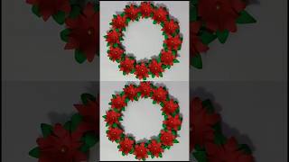 DIY Christmas Wreath  Christmas Decoration Ideas viral trending christmasdecor wreathmaking [upl. by Satsoc]