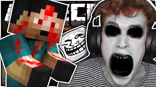 Minecraft  THE BOBBY SLENDER MAN TROLL  CRUNDEE CRAFT [upl. by Calli]