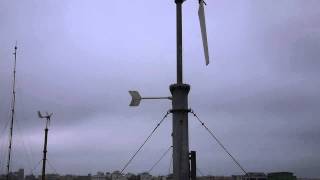 Braking the Windspot wind turbine [upl. by Marchall]