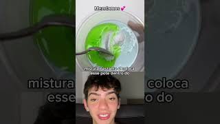 Como fazer Slime caseiro shampoo detergente sal e freezer 👏 [upl. by Quince395]