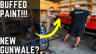 Boat rebuild PART 21 gunwale installed [upl. by Raama]