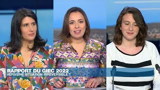 Rapport du Giec 2022  vers une situation climatique irréversible  • FRANCE 24 [upl. by Acnoib]