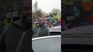 Meek Mill Pulls up on Gillie Da Kid [upl. by Einnus]