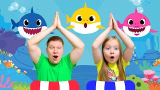 Baby Shark  Finger Family  More Kids Funny Songs from Miss Mila [upl. by Eslek698]