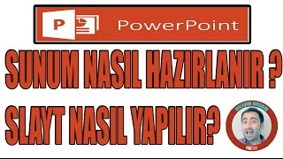 Sunum Ödevi Nasıl Yapılır  Slayt Nasıl Hazırlanır [upl. by Kaplan]