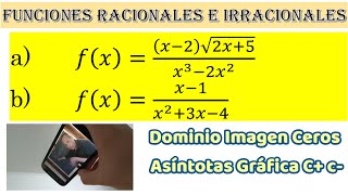 Funciones Racionales e Irracionales [upl. by English109]