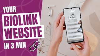 How to Create a Bio Link Website with Canva  Tip Talk 10 [upl. by Yajiv]